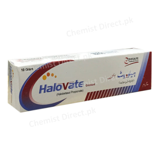 Halovate Ointment 10gram Halobetasol Propionate Crytolite pharmaceuticals