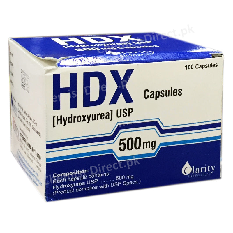 HDX 500mg capsule Cytotoxic Hydroxyurea Rotex Pharma