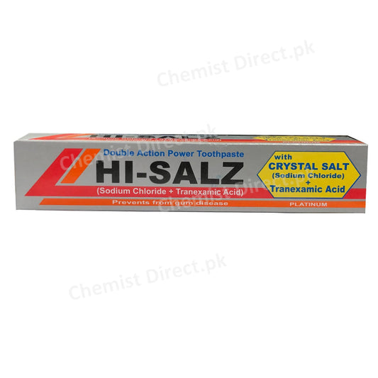 Hi Salz Tooth Paste 100G Platinum Pharmaceuticals Pvt Ltd Oral Hygiene Tranexamic Acid