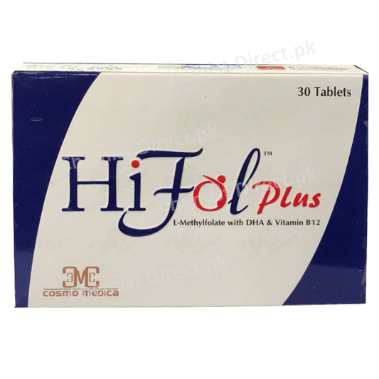 Hifol plus Tablet Cosmo Medica L-Methylfolate DHA&Vitamin B12