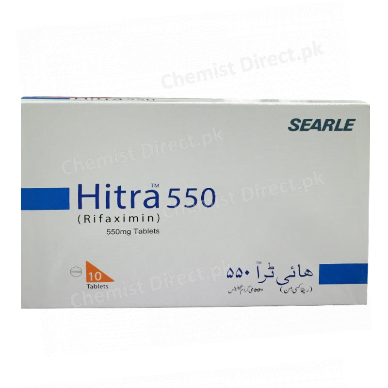 Hitra 550mg Rifaximin Tablet Searle Pakistan