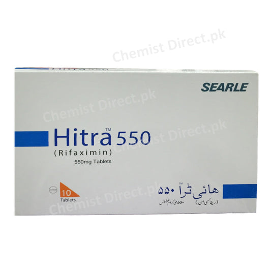 Hitra 550mg Rifaximin Tablet Searle Pakistan