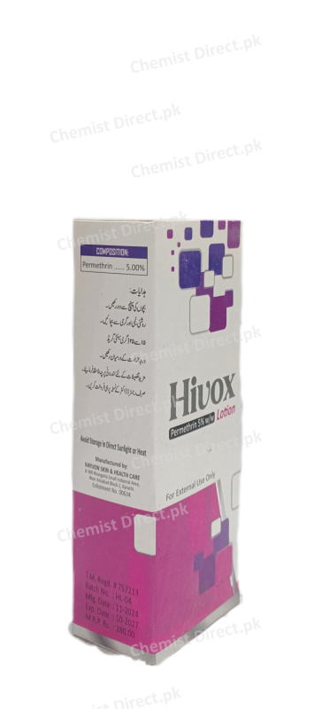 Hivox Permethrin 5% w/w Lotion Lotion