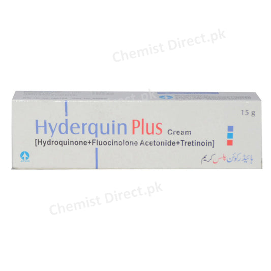 Hyderquin Plus Cream 15g Atco Laboratories Pvt Ltd Dipigmenting Agent Hydroquinone 4 Fluocinolone Acetonide 0.01 tretinoin0.5