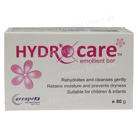 Hydrocare emollient Bar 80gram Careapex Health Beauty