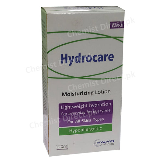 Hydrocare Moisturizing Lotion 120ml Hypoallergenic Careapex Health Beauty