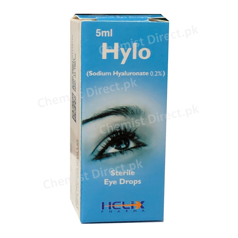 Hylo Eye Drops 0.2% 5ml Helix Pharma Anti-Glaucoma Sodium Hyaluronate
