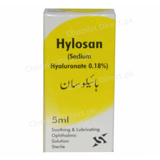 Hylosan 5ml Eye drop Sante pharma Lubricant Sodium Hyaluronate