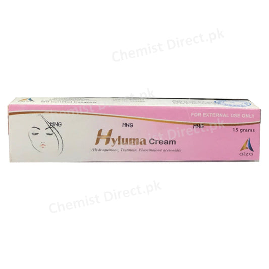 Hyluma Cream 15gram Alza Pharma Hydroquinone Tretinoin Fluocinolone acetonide