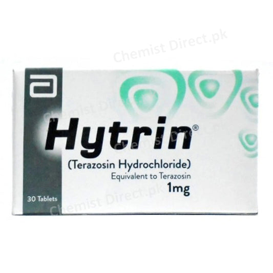 Hytrin 1mg Tablet Terazosin Hydrochloride Abbott Laboratories