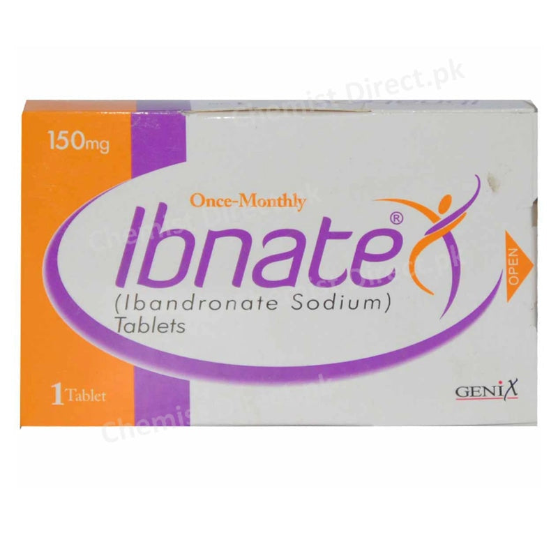 Ibnate 150mg Tab Tablet Genix Pharma Ibandronate Sodium
