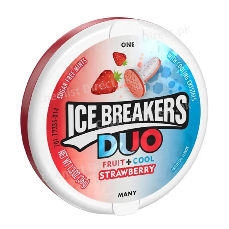 Ice Breakers Bubble Gums Strawberry 36G Food