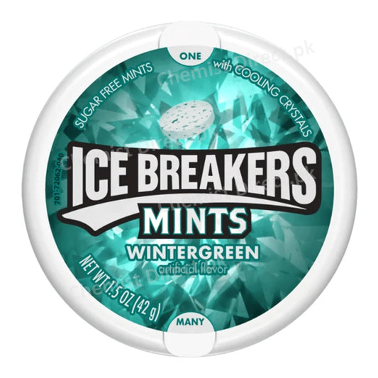 Ice Breakers Wintergreen Sugar Free Mints 42Gm Food