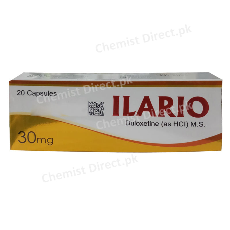 Ilario 30mg Capsule Wilshire Laboratories Pvt Ltd Anti Depressant Duloxetine