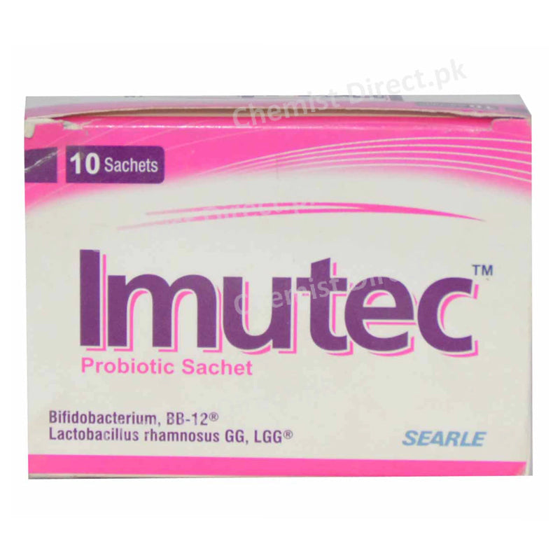 Imutec sachet Searle Pakistan Intestinal disorders Probiotic
