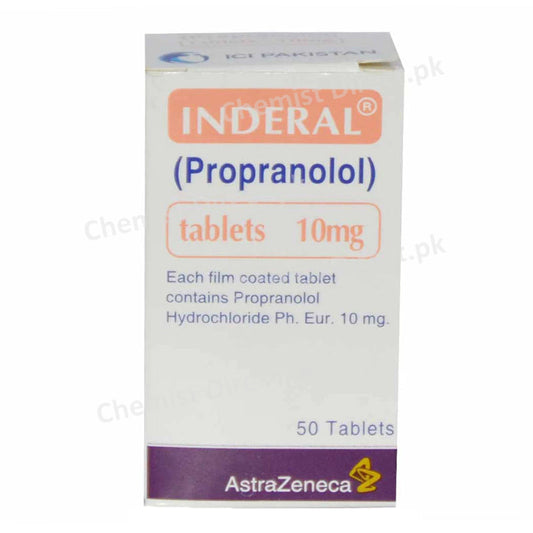 Inderal 10mg Tablet Anti-Hypertensive ICI Pakistan