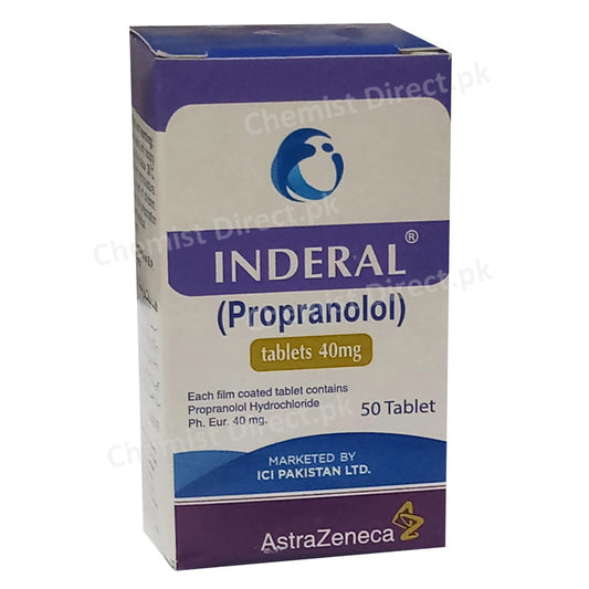 Inderal 40mg Tablet Anti-Hypertensive ICI Pakistan