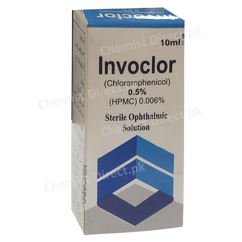 Invoclor Eye Drop 10ml Innvotek Pharmaceuticals Anti Bacterial Chloramphenicol