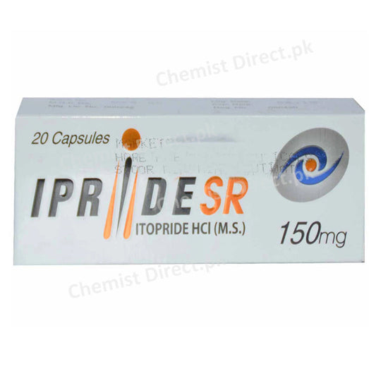 Ipride SR 150mg Cap Capsule Wilshire Laboratories Pvt Ltd Gastroprokinetics Itopride HCl