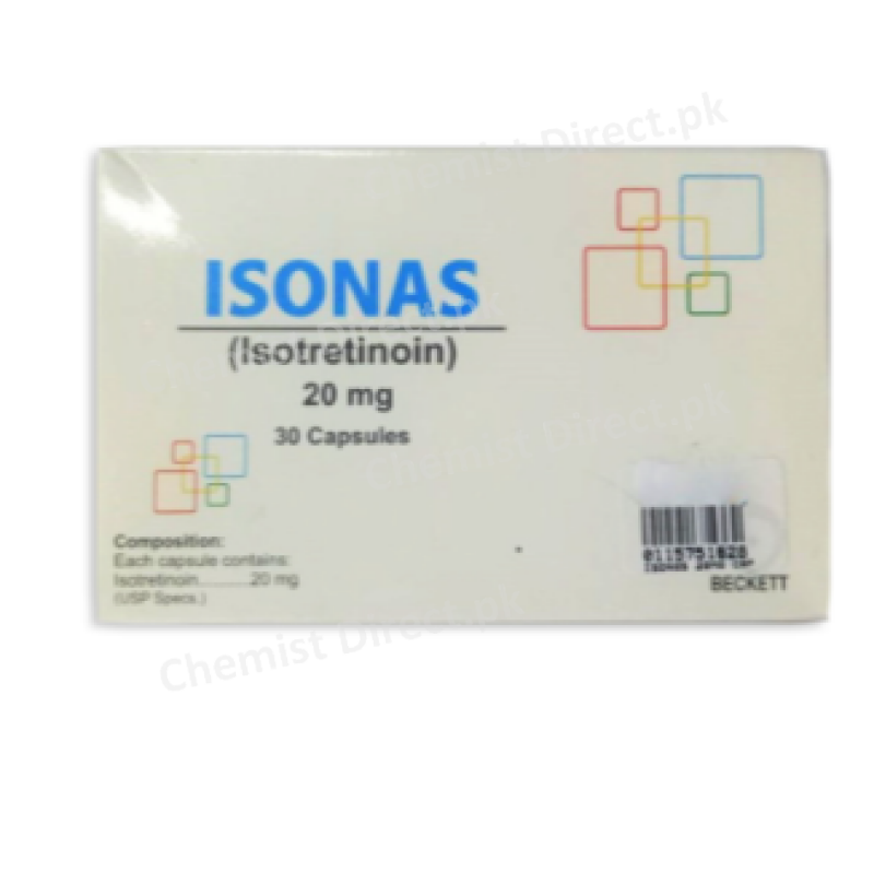 Isonas 20Mg 30 Capsules Medicine