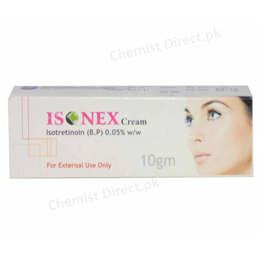 Isonex Cream 10gram Shrooq Pharmaceuticals Isotretinoin