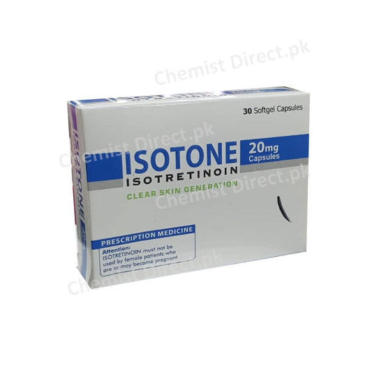 Isotone 20Mg Capsules Skin Care