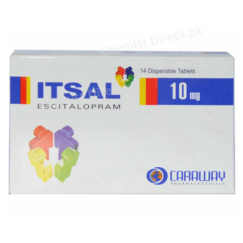 Itsal 10mg Tab Tablet Caraway Pharmaceuticals Anti Depressant Escitalopram