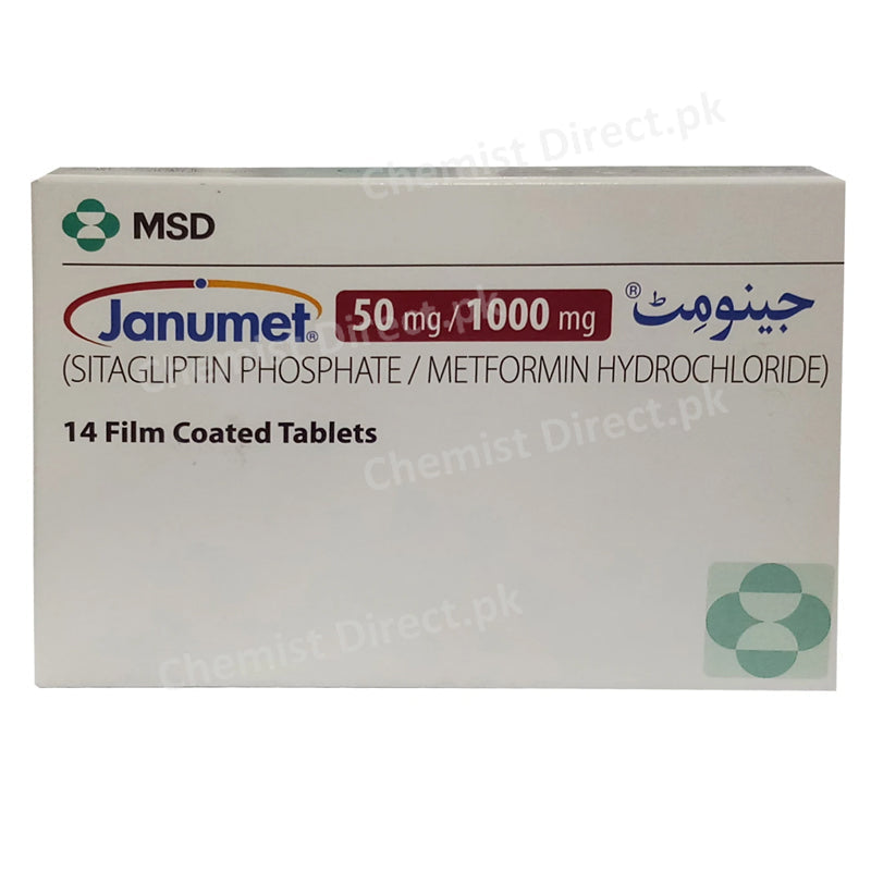 Janumet 50mg 1000mg OBS Pharma Oral Hypoglycemic Sitagliptin Phosphate 50mg Metformin Hcl 1000mg