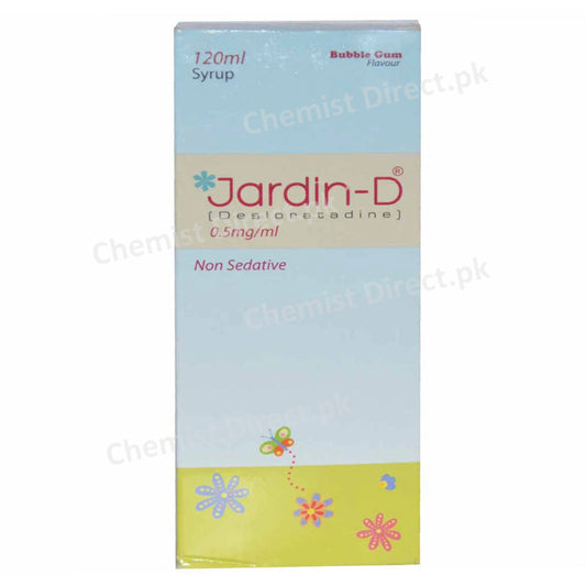     Jardin D 120ml Syp Syrup High Q Pharmaceuticals Anti Histamine Desloratadine