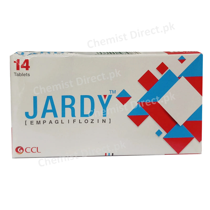 Jardy 10mg Tablet Tab CCL Pharmaceuticals Pvt Ltd Oral Hypoglycemic Empagliflozin
