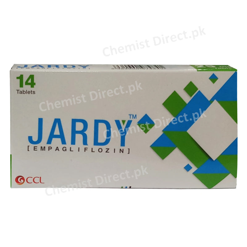 Jardy 25mg Tablet Tab CCL Pharmaceuticals Pvt Ltd Oral Hypoglycemic Empagliflozin