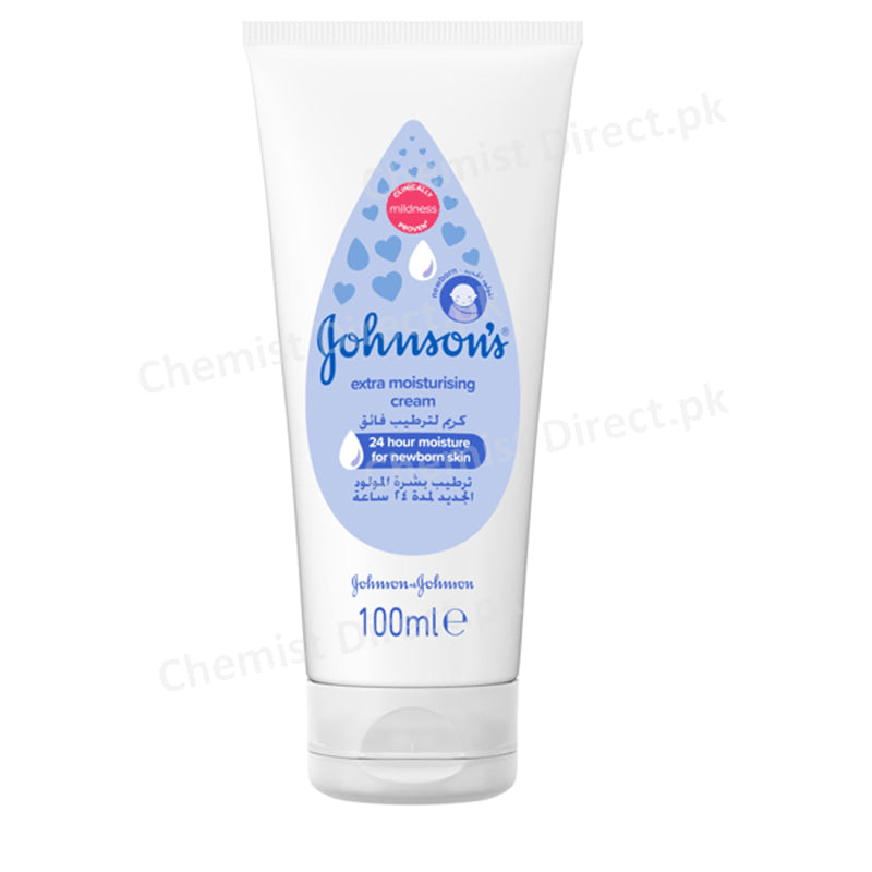 Johnsons Extra Moisturizing Cream 100Ml Baby Care