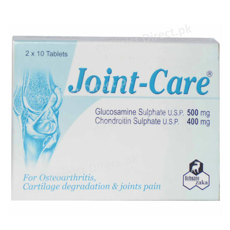 Joint Care Tablet Glucosamine Sulphate 500mg, Chondroitin Sulphate 400mg Musculoskeleton Schazoo 