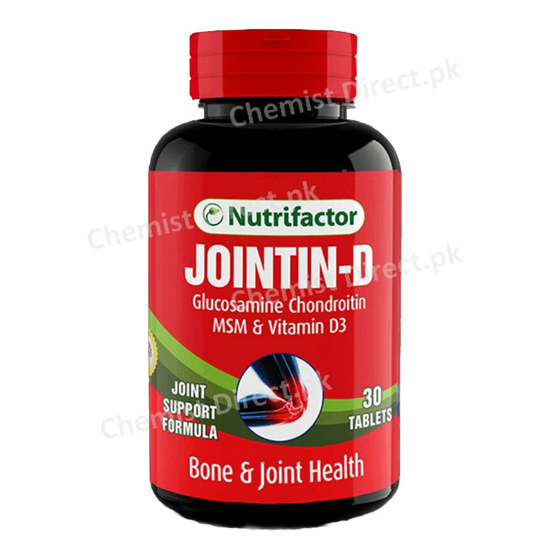 Jointin-D Tablet Nutrifactor Glucosamine Chondroitin MSM&Vitamin D3 Bone&Joint Health