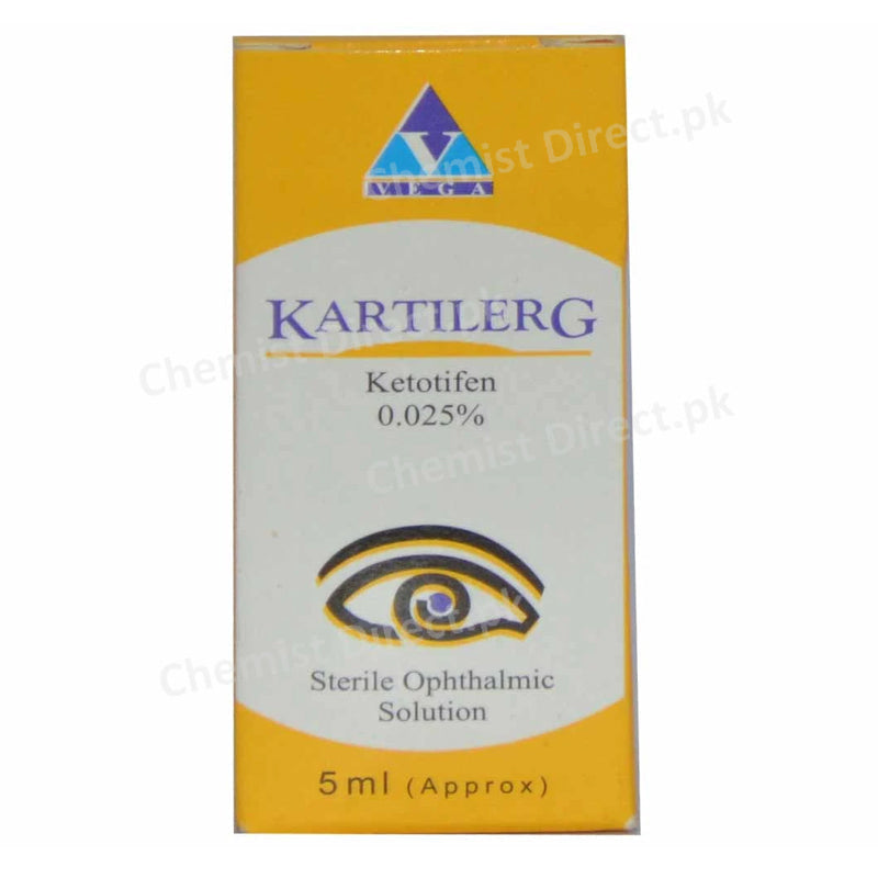 kartilerg eye drop Vega Pharmaceuticals Anti-allergic Ketotifen