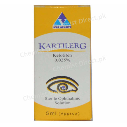 kartilerg eye drop Vega Pharmaceuticals Anti-allergic Ketotifen