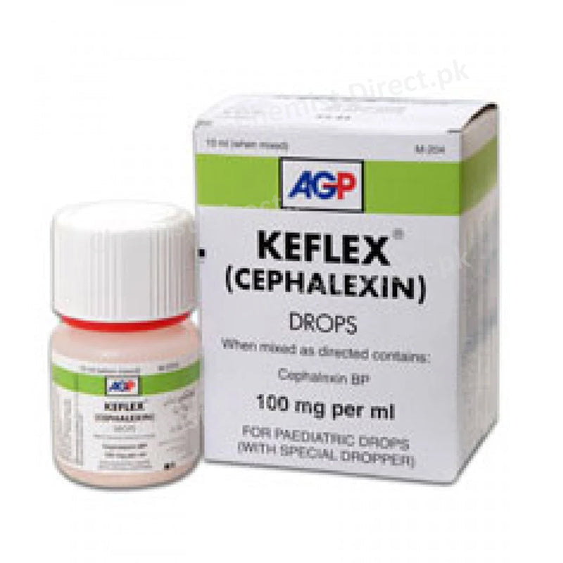 Keflex 100mg Drop Agp Cephalosporin Antibiotic Cephalexin