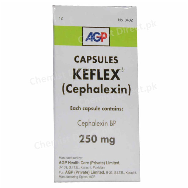 Keflex 250mg Cap Capsule AGP Pvt Ltd Cephalosporin Antibiotic Cephalexin