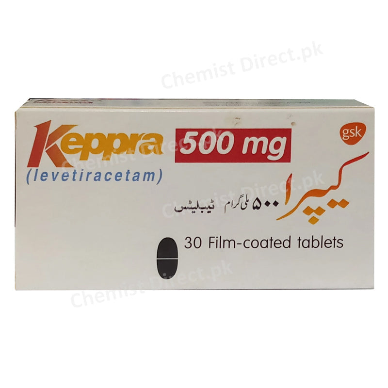 Keppra 500mg Tablet Glaxosmithkline Anti Epileptic Levetiracetam