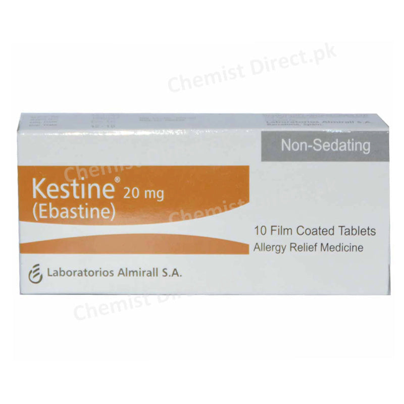 Kestine 20mg Tab Tablet Highnoon Laboratories Ltd Anti Histamine Ebastine