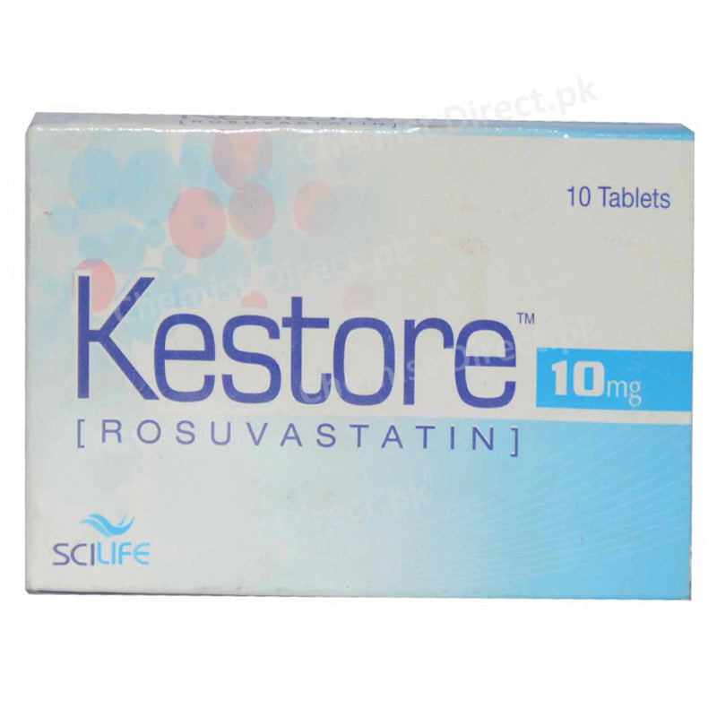 Kestore 10mg tab Tablet Scilife Pharma PVT LTD Statins Rosuvastatin