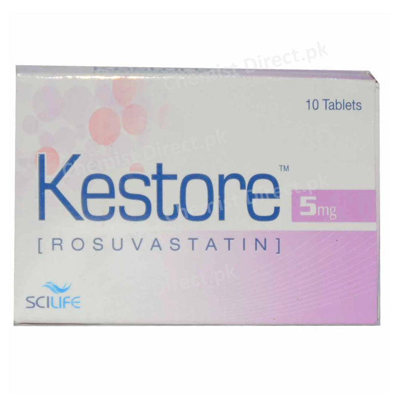 Kestore 5mg Tab Tablet Scilife Pharma PVT LTD Statins Rosuvastatin