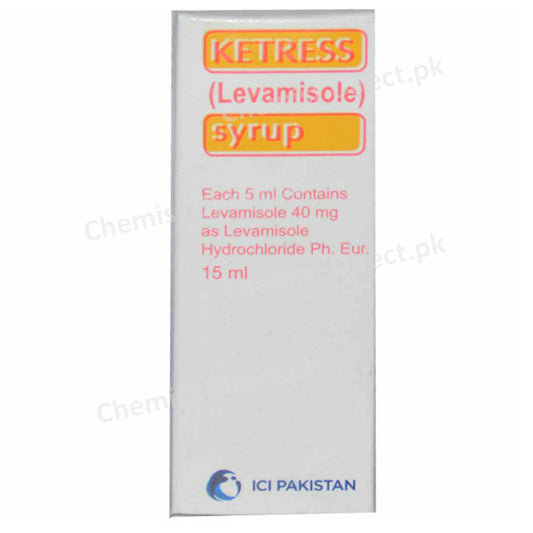 Ketress 15ml Syrup Ici Pakistan Ltd Anthelmintics Levamisole Hcl