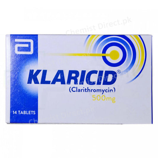 Klaricid 500mg Tablet Macrolide Anti-Bacterial Clarithromycin Abbott Laboratories