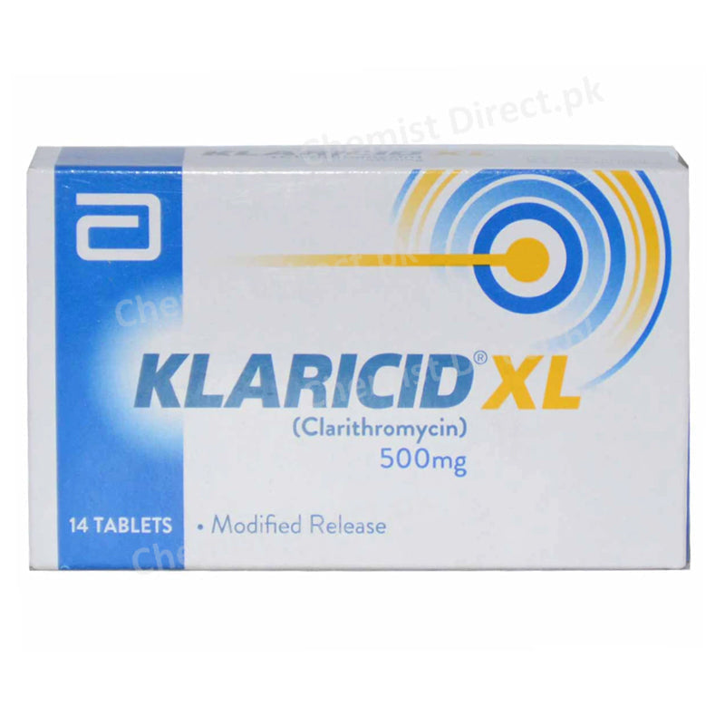 Klaricid XL 500mg Tablet anti-bacterial Clarithromycin Abbott Laboratories