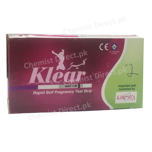 Klear Pregnancy Strip 24 Strips Medicine