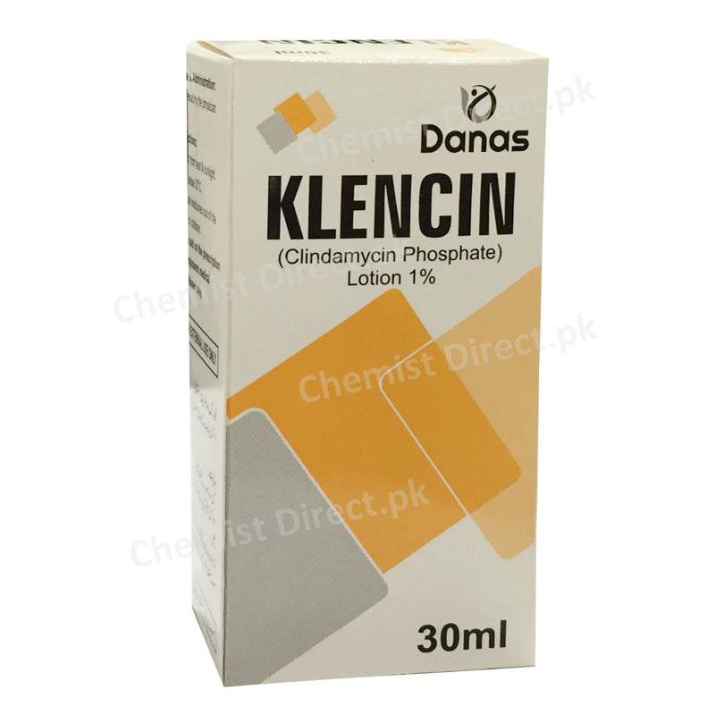 Klencin Lotion Clindamycin Phosphate 1% Danas Pharma 30ml