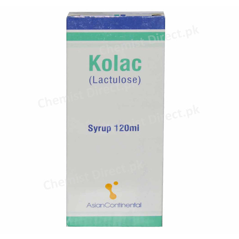 Kolac Syrup 120ml Asian continental pharma Lactulose