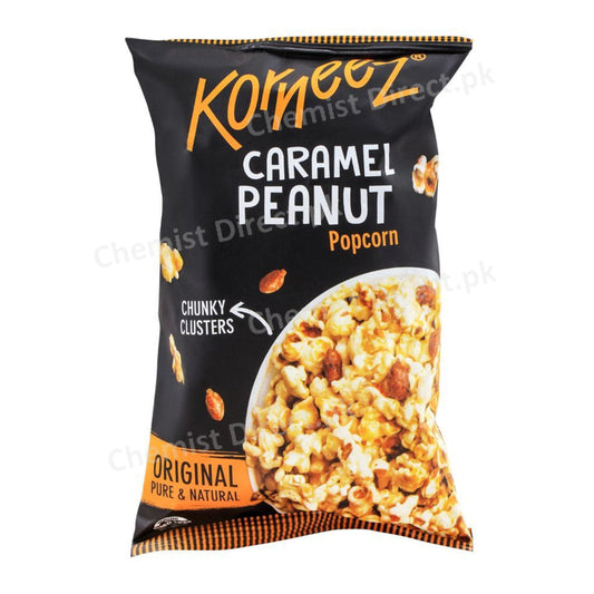 Korneez Caramel Peanut Popcorn 80Gm Food