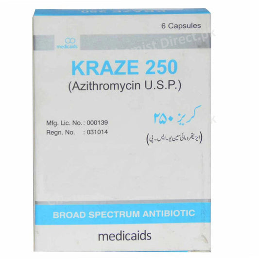 Kraze 250mg Cap Capsule Azithromycin